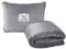 Coperta da Viaggio Ultraleggera e Calda Coperta da Viaggio Portatile Coperta Pieghevole Coperta Portatile per Viaggi in Aereo per Viaggi in Auto Campeggio a Lunga Distanza Escursione (Grigio)