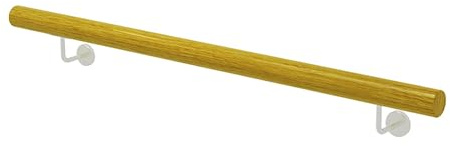 Pasamanos redondo de madera para escaleras, riel de seguridad flexible y resistente para ancianos, uso doméstico
