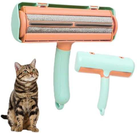 GGUFAY Cepillo Quitapelos para Mascotas - Rodillo Limpieza para Quitar pelos de Gatos y Perros | 100% Lavable y Reutilizable | Uso para sofá, alfombras, Ropa y Camas de Mascota