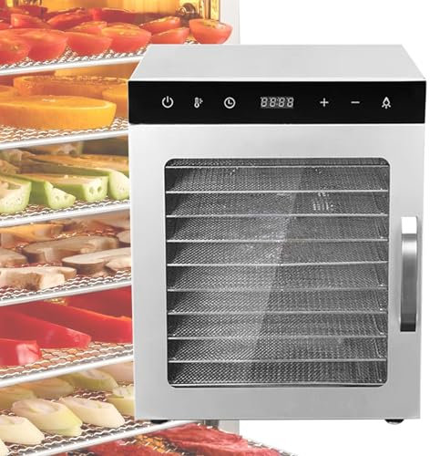 KHYTEBV Lyophilisateur Commercial, déshydrateur Alimentaire, séchoir électrique, lyophilisateur avec minuterie et température réglables, pour Viande séchée, Fruits, Viande, Abeilles