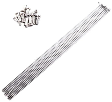 GFDSGRE Fahrradspeichen Fahrradzubehör 27,5 Zoll 700C Räder Fahrrad Edelstahl Fahrradspeichen, Speichen(260MM)