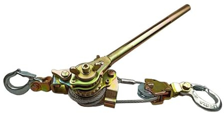 Treuil Manuel à câble de Traction, Mini-treuil Manuel, extracteur de câble métallique à cliquet, extracteur de treuil Manuel pour Usage Domestique et agricole