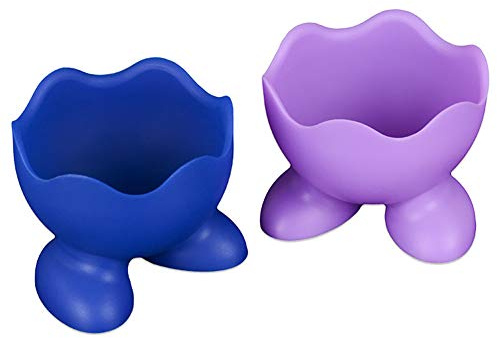 Fitwish Ototon - Huevera de silicona portátil antideslizante para huevos (5 unidades)