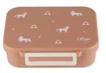 Citron Kids Lunch Box with Compartments 350ml – Premium Strong & Safe Materials BPA & Melamine-Free – Leak-Proof Snack Box with Compartments, Bento Lunchbox for Kids