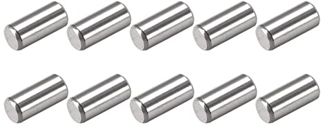METALLIXITY Dübelstifte (4 x 14 mm) 30 Stück, 304 Edelstahl-Regalträgerstifte Stiftbefestigungselemente – für Metallgeräte, Möbelinstallation, Industrie, Heimwerker