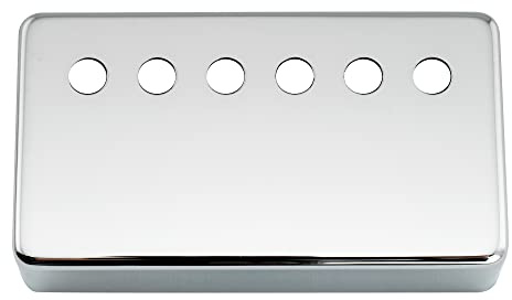 Musiclily Pro 49,2mm Gitarre Humbucker Kappen Pickup Covers Chrom | Neusilber Legierung, für American E-Gitarre