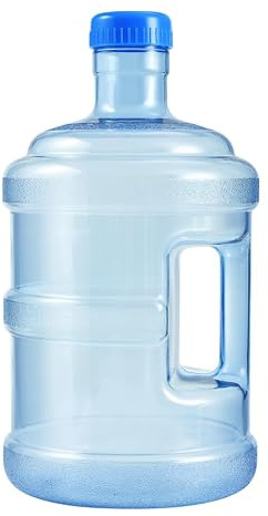 VICASKY Trinkflasche: 5-L-Wassergallonenflasche Tragbarer Eimer 5-Liter-Wasserflasche Mit Griff Wasserkrug 5-L-Wasserbehälter Leicht Zu Greifender Tragegriff Für Sportcamping Lebensmittelechter