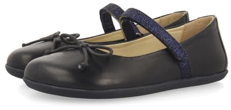 BALLERINE BLU NAVY CON GLITTER E FIOCCO DECORATIVO PER BAMBINA E BAMBINO ANNSVILLE