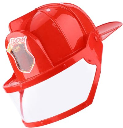 Chapeau de Pompier, Chapeau Rigide pour Enfants, Chapeau de Pompier pour Enfants, 5 Pièces, Kit de Jouets de Pompier, Pompier, Casque, Extincteur, clé à Hache