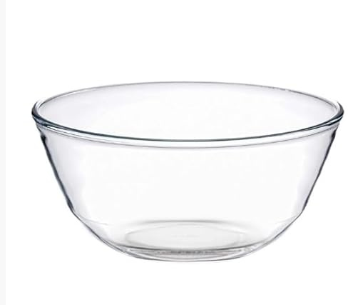 Jnjnyng Ciotola in plastica Dura Trasparente, 2700 ml - Robusta e Durevole - Adatta per insalate, merenda, Picnic, Compleanni, Barbecue