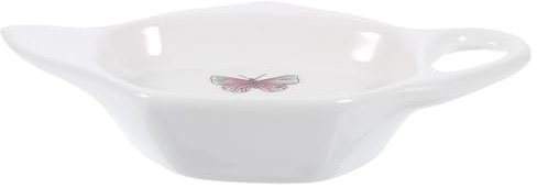 ARTSEWPLY Plato para Bolsitas De Té Cerámico Reutilizable Forma De Tetera, Soporte Delicado para Bolsitas Usadas, Adecuado para Hogares y Restaurantes, Posavasos Decorativo para Té,