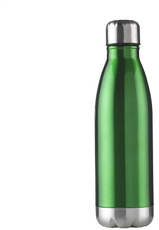 eBuyGB Flasque Métal Double Paroi Mixte Adulte, Vert, 500 ml