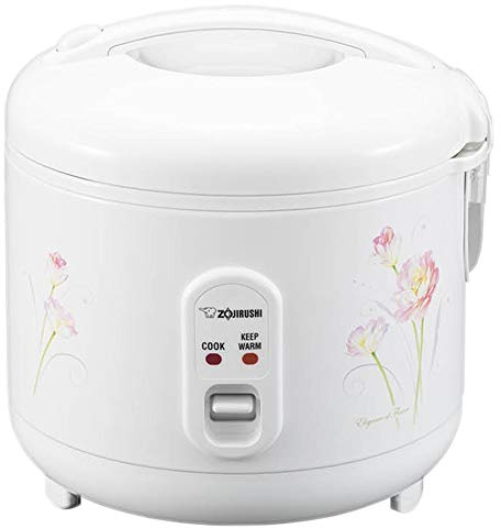Zojirushi NS-RPC10FJ Cuiseur à riz et chauffe-riz 5,5 tasses (non cuites) Tulipe