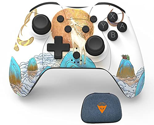 Switch Controller, Wireless, Bluetooth Connection, Switch, Pro Control, Heavy Duty Buttons, HD Vibration Adjustment, TURBO Continuous Shooting Function, Equipped with Gyro Sensor, NFC (Cloud)