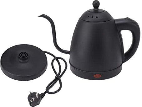 Hervidor Eléctrico de Cuello de Cisne, Agua Caliente de Ebullición Ultrarrápida de Acero Inoxidable de 1,2 L para Verter sobre té de café