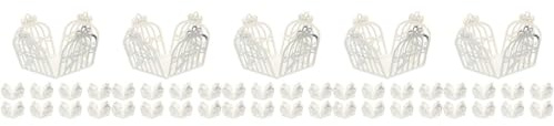 Cabilock 250piezas Cajas Para Dulces Envolturas Para Chocolates y Decoración De Bodas y Fiestas Diseño De y Flores