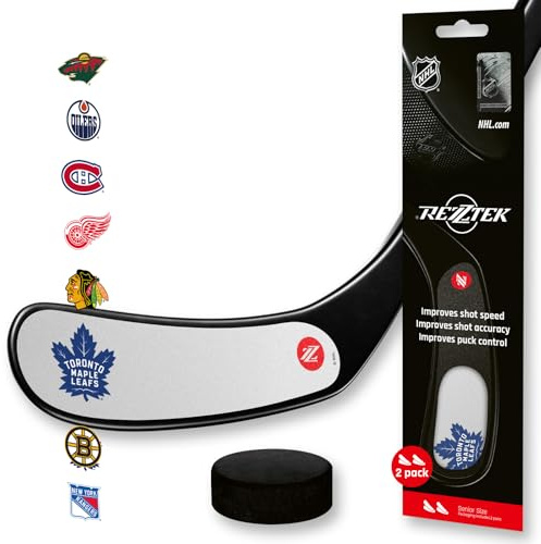 Rezztek Édition NHL – Alternative au ruban pour bâton de hockey, Grip de performance pour lame de bâton de hockey, Pour lames de bâtons de hockey sur glace et de rue, Utilisé par des joueurs de la NHL