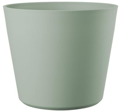 Kreher XXL Pflanztopf/Pflanzkübel rund mit 78 cm Durchmesser! Der Eye-Catcher für Garten, Terrasse, Restaurants & Gewerbe! In Anthrazit mit Matter Oberfläche (Beige)