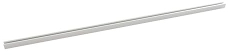 QAZQA - Moderne Schiene weiß 80cm 1-phasig - Slimline I Wohnzimmer I Schlafzimmer - Kunststoff Länglich - LED geeignet