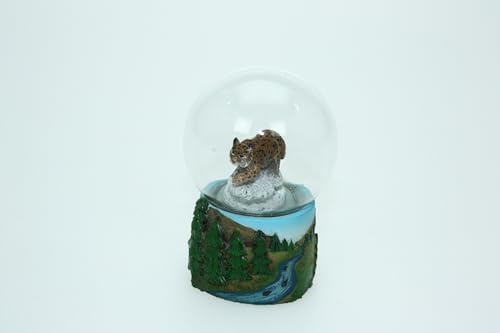 Cornelißen Schneekugel Mammut Höhe 6,5 cm Tier Miniatur Figur Tier Schnee Miniatur Schüttel Glas Kugel