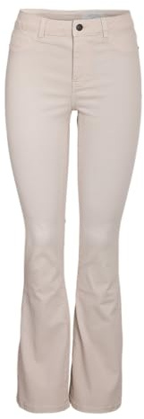 NOISY MAY Nmsallie Hw Flare Jeans Color Box, Pimpsten, 30W / 32L