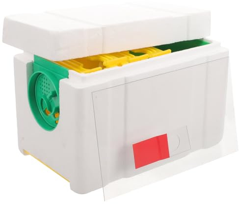 Lurrose Scatola per Apicoltura Professionale Cornici in Nido Completo Portatile per Fecondazione Regine e Impollinazione Strumento Pratico e Leggero per Apicoltori Esperti e Amatoriali