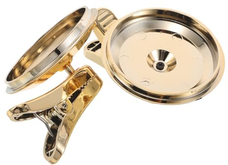 Gadpiparty 2pezzi Clip per Portacandele Natalizi in Metallo Decorazioni da Tavola per Alberi di Natale Accessori per Casa Portacandele Invernali per Feste e Compleanni Clip per Candele