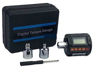 VXDEFP Chiave dinamometrica digitale, 30N 1/2 Set da 3 pezzi con adattatore Digital Torque Table Wrench Testina di visualizzazione della coppia