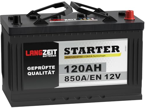 Starterbatterie 120Ah 12V LKW Auto Batterie IvecoDaily II III