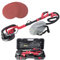 Arebos Long-Neck Grinder with its own Suction and dust Collection Bag, Drywall Sander, 750 watts, 225 mm, Speed Control, Swivel Head, Includes 6 Sanding Discs and case