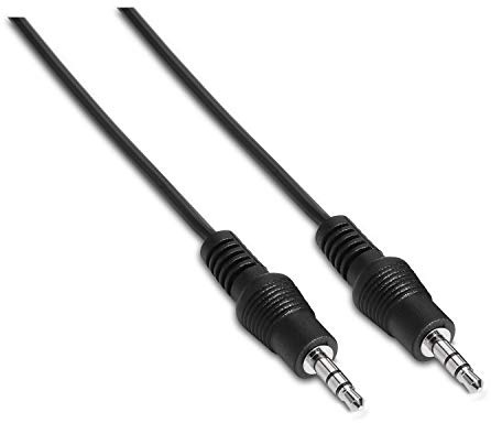 AISENS A128-0143 - Cable Audio Estéreo de 3 m con Jack 3.5, Color Negro