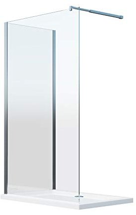 Parete doccia Walk-in Angolare Doppio Vetro 8 mm Reversibile (73-75 x 118,5-120,5 H 200 cm)