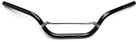 Guidon moto, universel Guidon moto noir 7/8 22mm