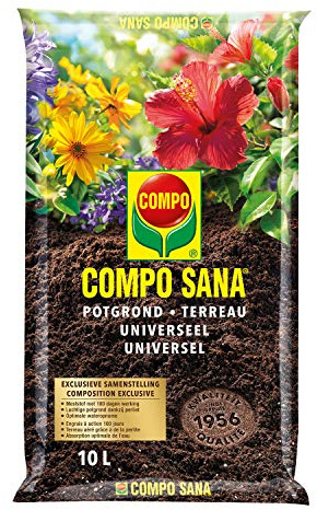 Compo Sana Compo Sana 10 l Potgrond – Universal – 100 dagen werking