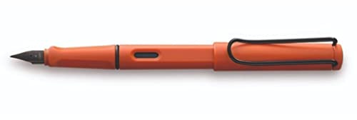 LAMY 1235677 safari Füllhalter 41 – Moderner Füller in der Farbe Terra mit ergonomischem Griff und zeitlosem Design – Federstärke F