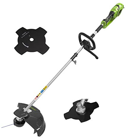Greenworks Coupe-bordure & Débroussailleuse à Fil Électrique 230V 40cm, Lame de Débroussailleuse