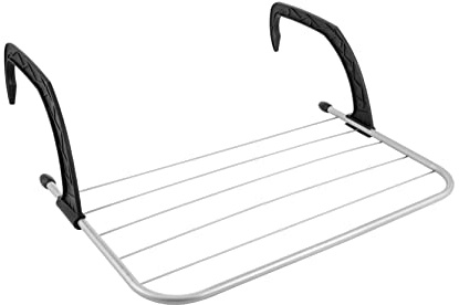 HERSIG - Tendedero para Radiador | Tendedero para Terraza de Metal - Color Blanco - Dimensiones 51,5 x 34,5 x 16,5 cm