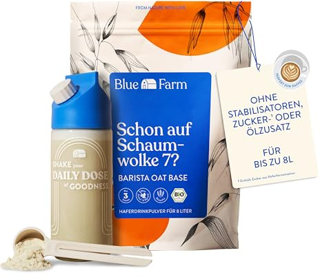 Starter Kit Deluxe Barista mit Barista Oat Base, Mixflasche und Dosierlöffel (zum Vorteilspreis) (8L)