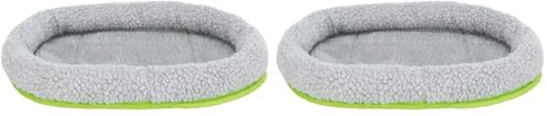 Trixie 62702 Kleintierkuschelbett, 30 × 22 cm, Sortiert Colors (Blau/grau), (Rot/grau), (Grun/grau) (Packung mit 2)