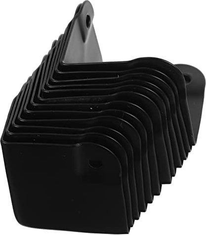Uonlytech 12Er-Box Winkelcode für Gepäck Schutzvorrichtungen für Holzkisten Eckenschutz Eisen Ecken für Boxen eckenschutz schmuckkästchen Schrank Sicherheitsmaske Rand Box Ecke Kasten