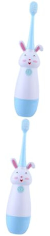 Beavorty 2 Sets Elektrische Zahnbürste Borstenzahnbürste Elektronischer Für Kinder Schallvibrationszahnbürsten Schallzahnbürste Für Kinder Babyzahnbürste
