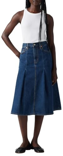 Levi's Pleated Midikjol Slightly Circular, Lätt cirkel, 30W