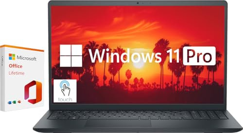 Dell ‎Inspiron ‎15.6 Touchscreen Laptop Computer, Windows 11 Pro Laptop 32GB RAM 1TB SSD, Intel Core i5-1155G7 Processor, FHD ‎1920 x 1080 LED Display, Microsoft Office Lifetime License, Carbon Black