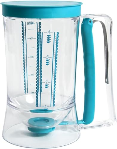 Dosierflasche für Teig - bahnige Farbe (Kunststoff, Gläser oder Millimeter)