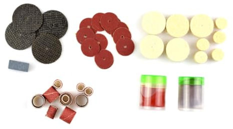 CIYODO 100piezas Cepillos De Alambre Unids Juego Completo Para Herramientas Rotativas Adecuado Para Pulido Lijado Fácil De Transportar