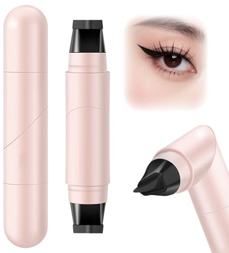 Eyeliner stämpel, vattentät svettbeständig och snabbtorkande eyeliner stämpelpenna, naturlig och hållbar, one touch-formning av ögonänden, ögonmakeup för fest och på språng