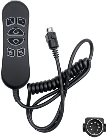6 Button 7 Pin Lift Chair Remote Controller Replaces HHC HSW306 Hand Control Switch Replacement for Power Recliner