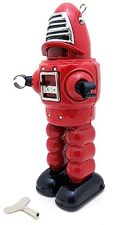 Limtula 9’’ Mechanical Planet Robot Clockwork Toy Windup Tin Kid Education Gift Child Fine Motor Skill Retro Home Decors Winding Toys For For Kids