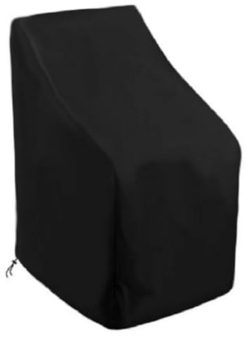 JNEYVIC Copertura Sedie Esterno Impermeabile, 64x64x70/120 cm Copertura per Sedie da Giardino in Tessuto Oxford 210D con Cordoncino Copertura Sedia Giardino Impilabili Antivento/Antipolvere/Anti-UV