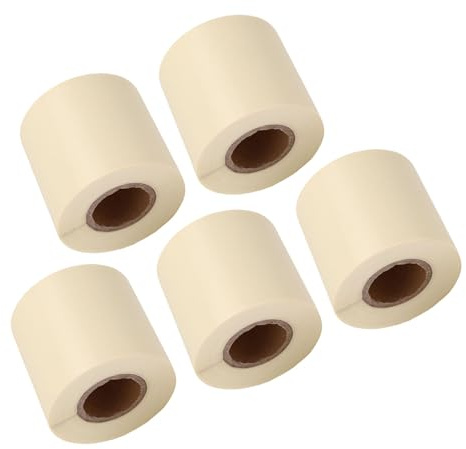 Spacnana Nastro Avvolgente per Tubi, Nastro Isolante per Condizionatore D'Aria in PVC 6 Cm X 9,5 M Protezione Impermeabile per Tubi Protettivi, con 5 Rotoli per HVAC Cablaggio di